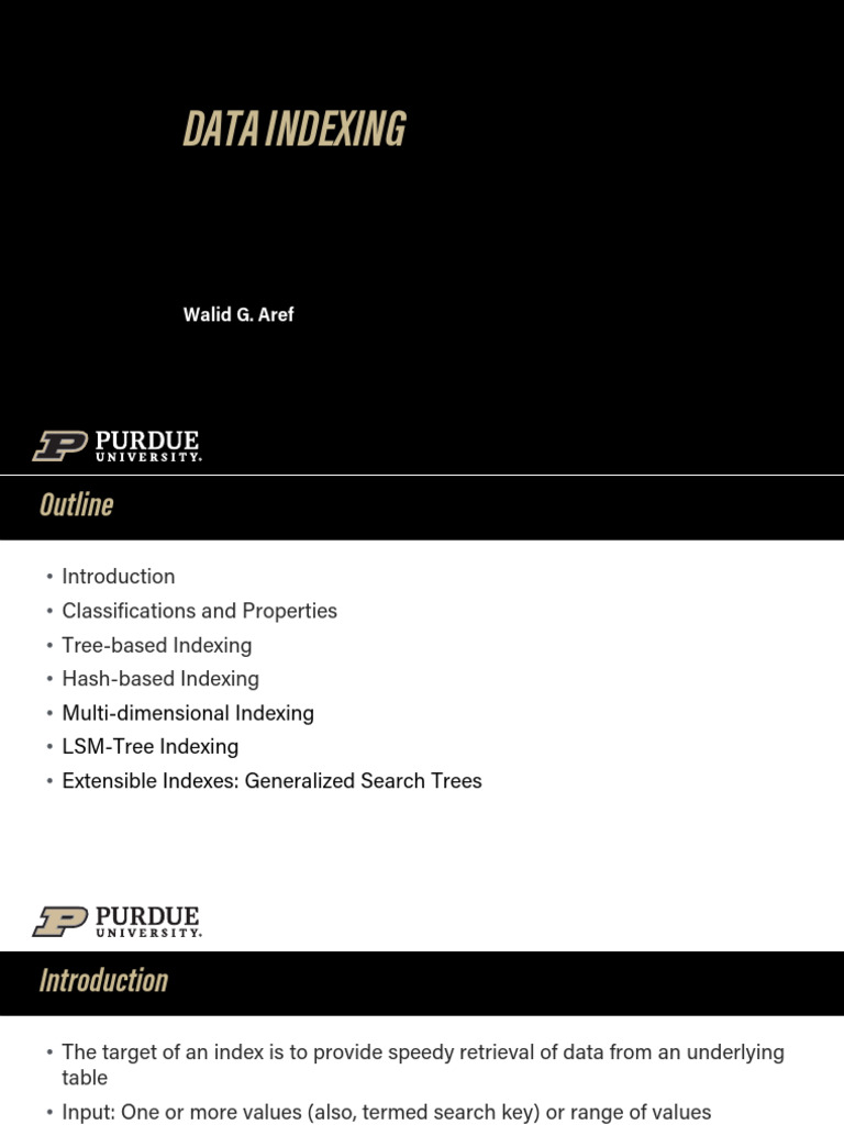 Data Indexing Techniques Explained | PDF | Database Index | Information ...
