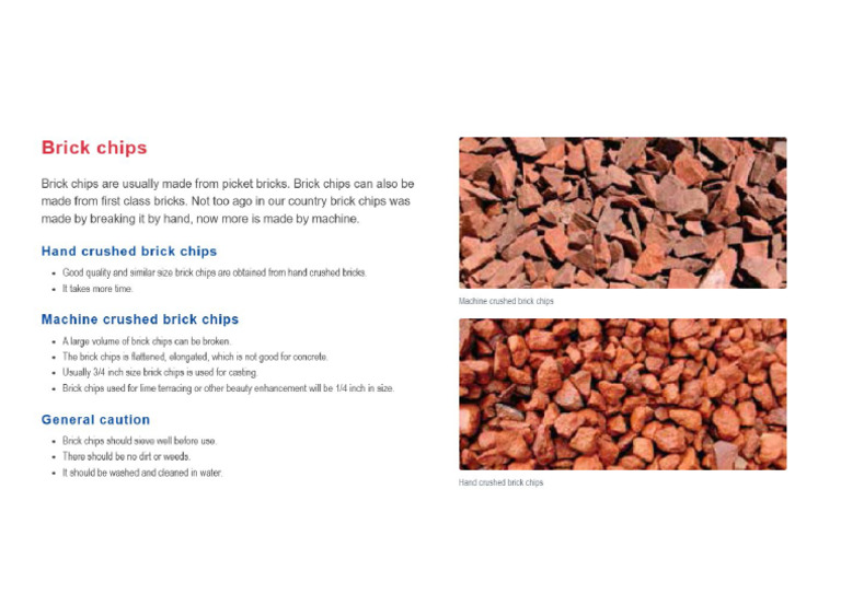 Brick Chips | PDF
