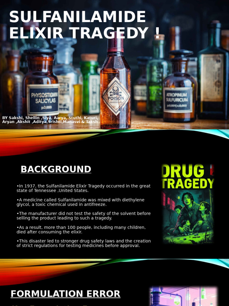 Sulphonamide Elixir Property | PDF | Food And Drug Administration ...