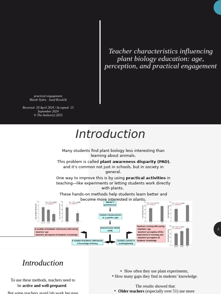 Plant Biology Educaton 2 | PDF | Teachers | Knowledge