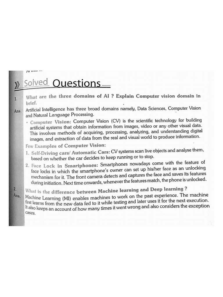 Unit 1 AI Class X | PDF