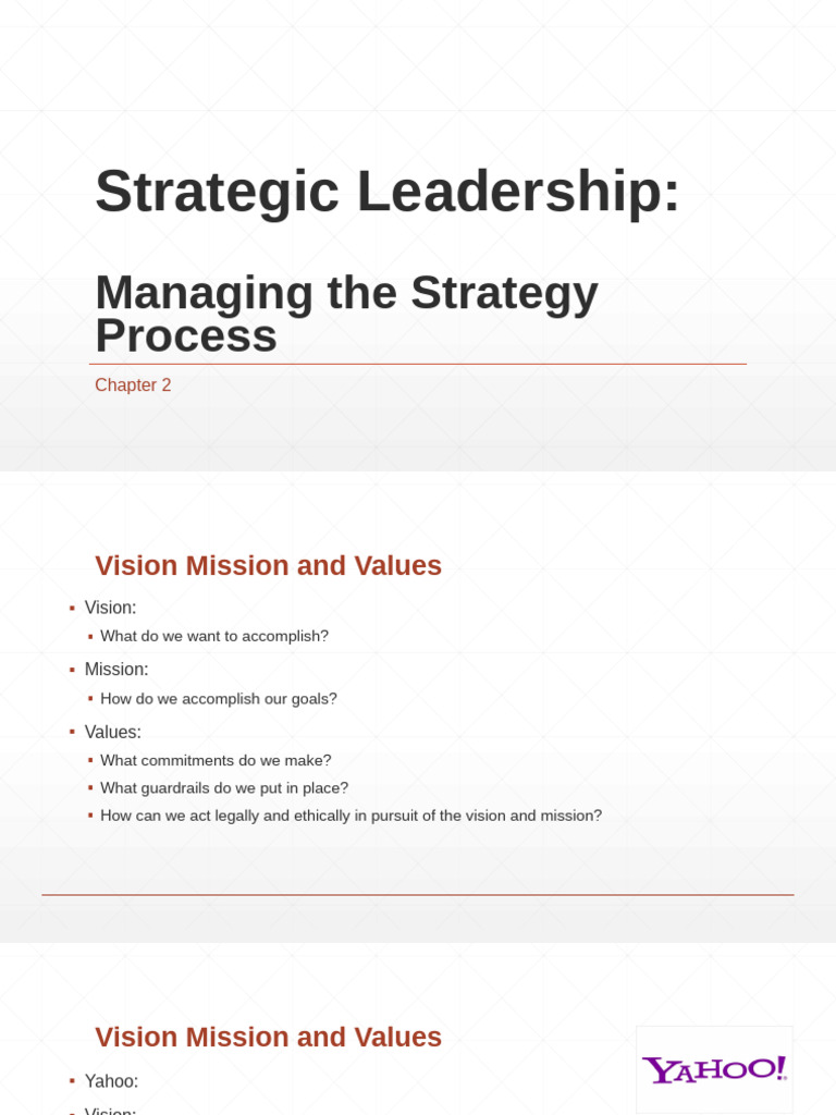 Lecture 3 | PDF | Strategic Management | Leadership