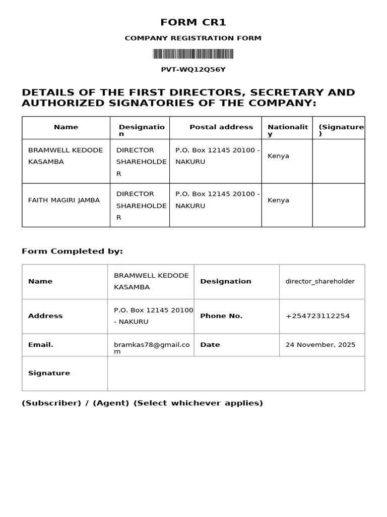 PVT Wq12q56y CR - 1 | PDF