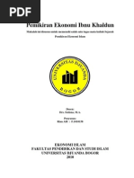 Download Makalah Pemikiran Ekonomi Ibnu Khaldun by Muhammad Sujai SN95839899 doc pdf