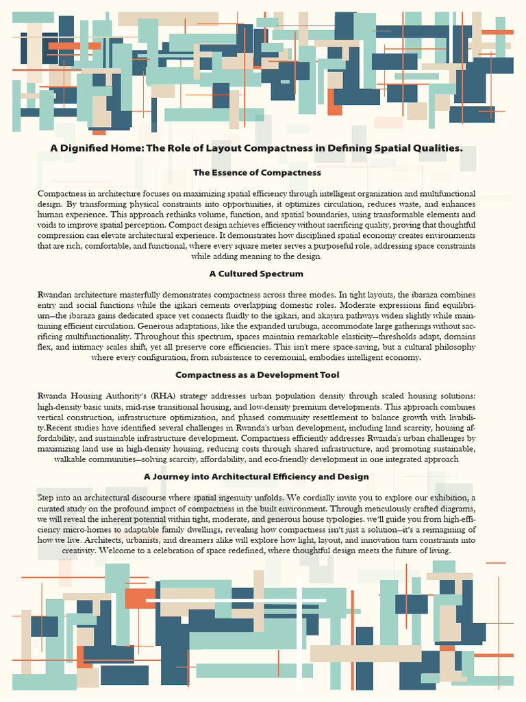 Compact Architecture: Rethinking Space Efficiency | PDF | Creativity ...