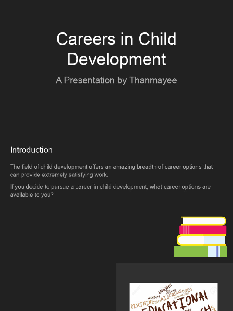 Child Development Career Options Guide | PDF | Counseling Psychology ...