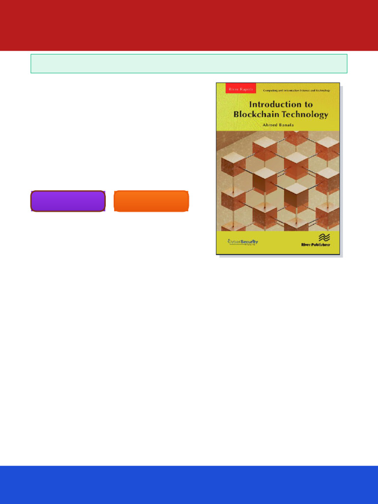Introduction to Blockchain Technology 1st Edition Ahmed Banafa ebook ...