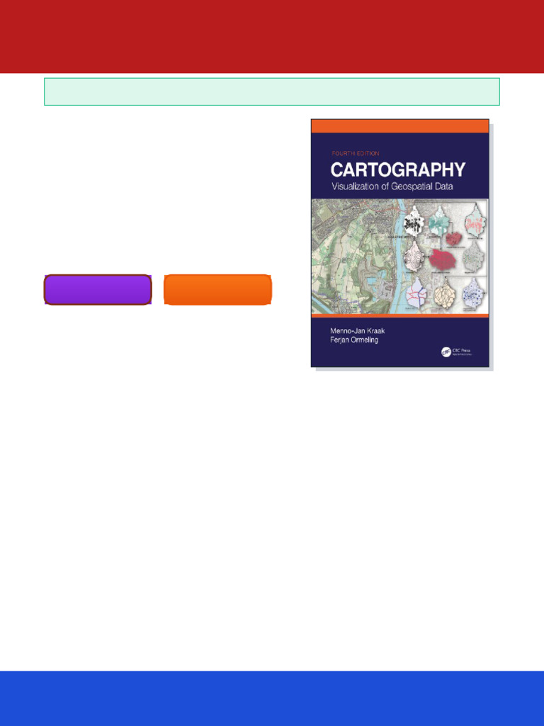 Cartography: Visualization of Geospatial Data 4th Edition Menno-Jan ...