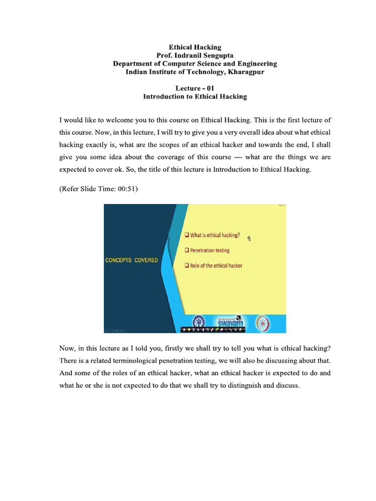 Lecture 01 | PDF
