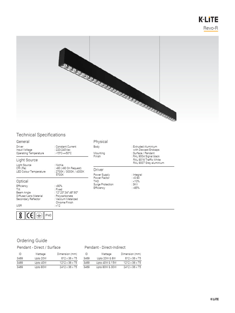 TechnicalDatasheet KL 23469 | PDF
