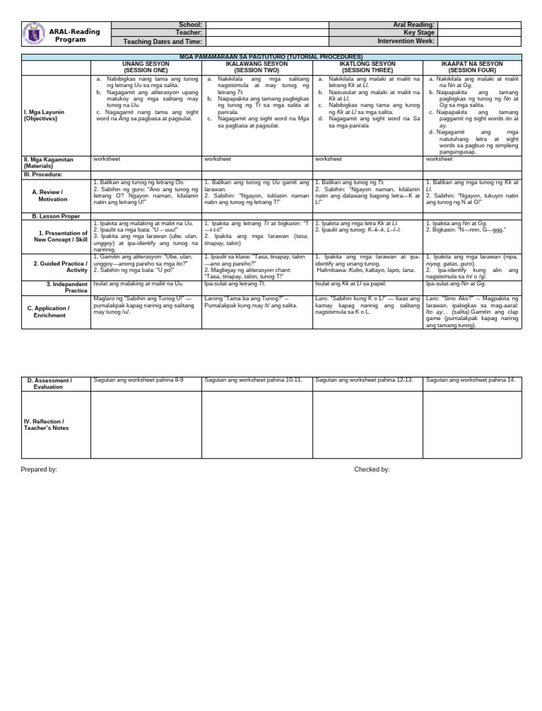 Aral Reading 2 | PDF