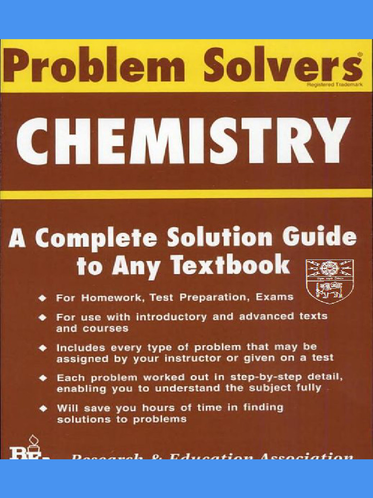 Chemistry Problem Solver 1 407 | PDF