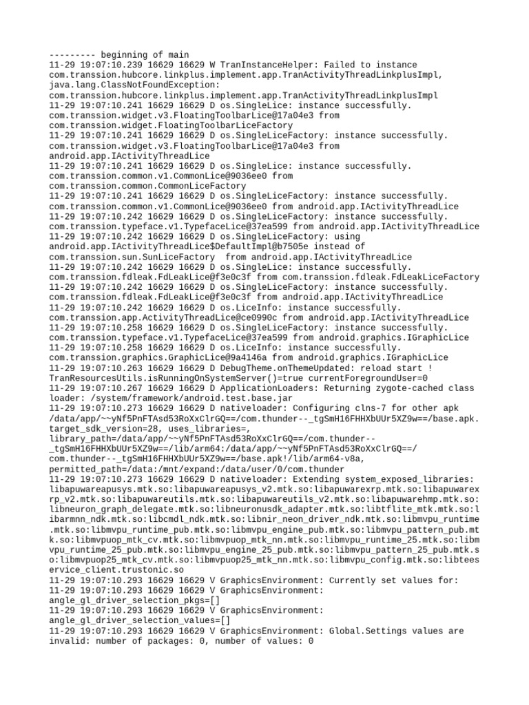 Android App Initialization Errors | PDF | Java (Programming Language ...