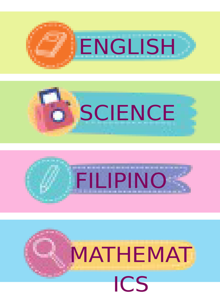 Pastel Color Notebook Label | PDF
