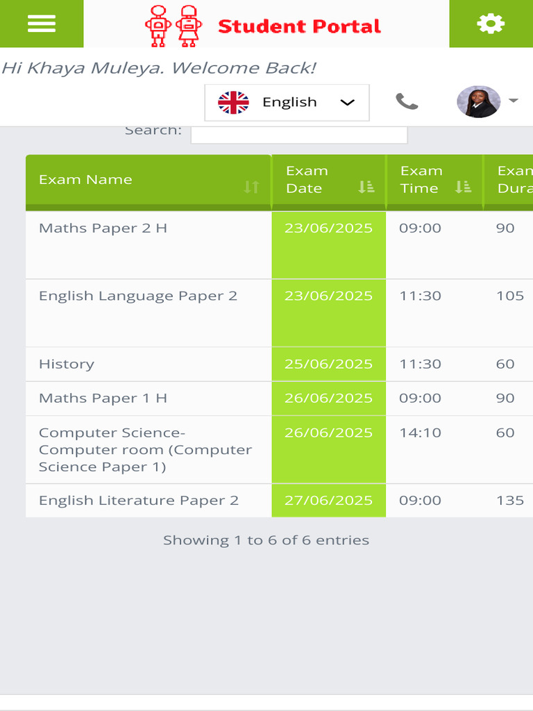2025 Exam Timetable Overview | PDF