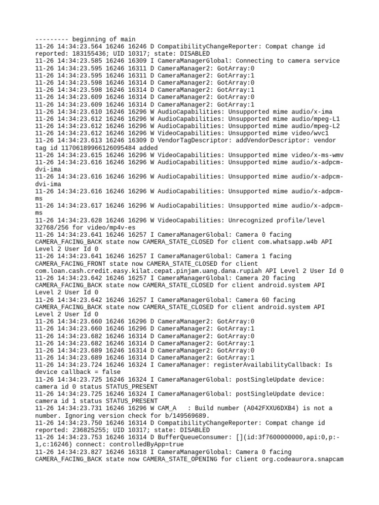 Log Cat 1764142463231 | PDF | Software Engineering | Computer Programming