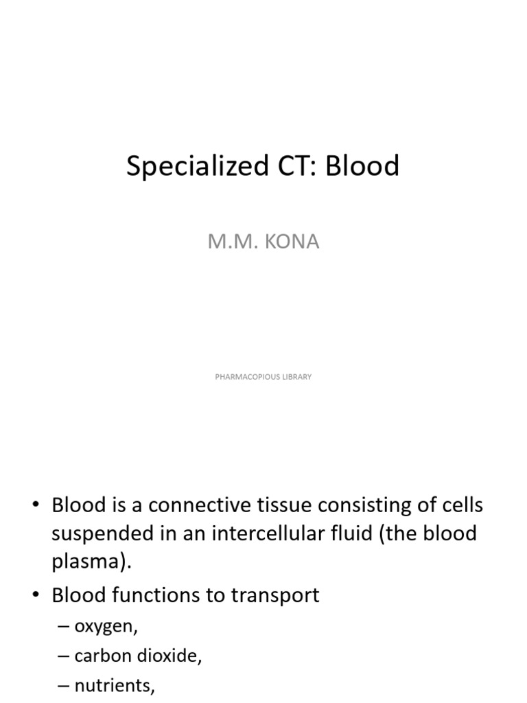 Overview of Blood Composition and Function | PDF | White Blood Cell ...