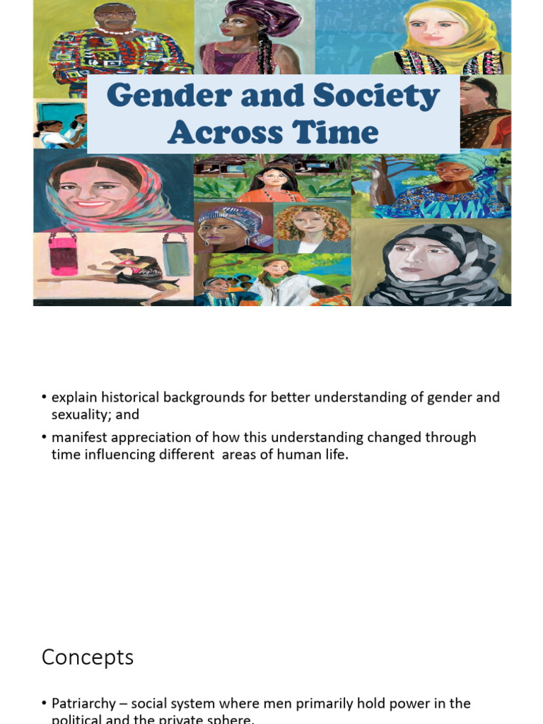 2 Gender and Sexuality Across Time 2 | PDF | Patriarchy | Woman