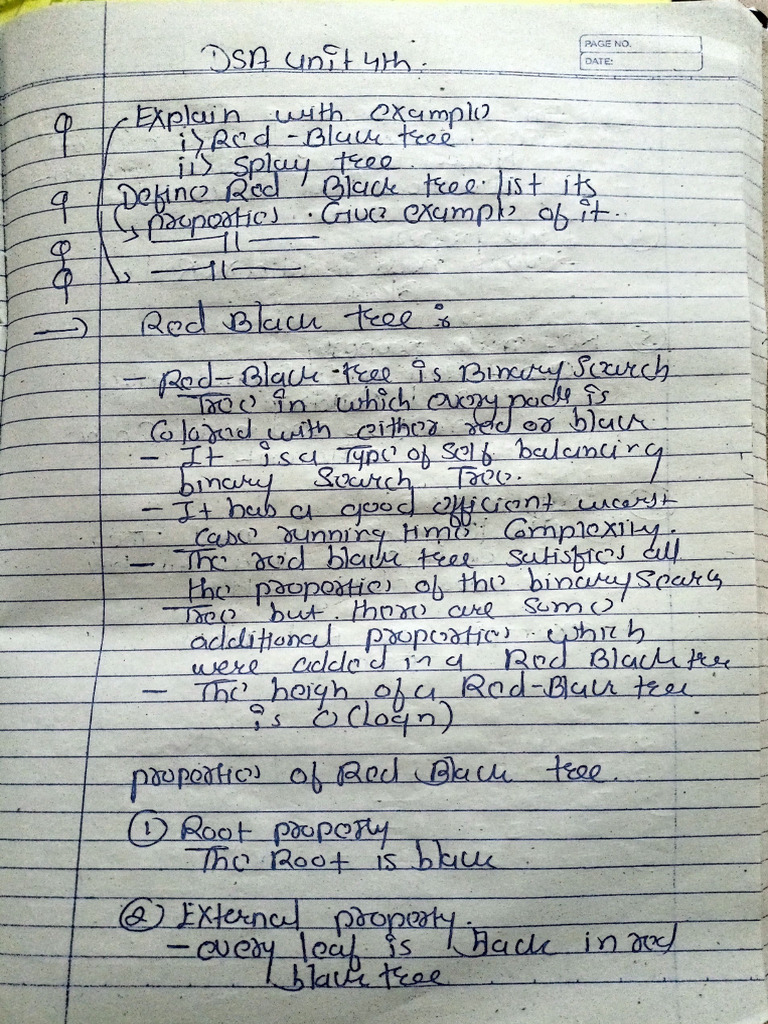 4th DSA Handwritten Notes (Bhakti) | PDF
