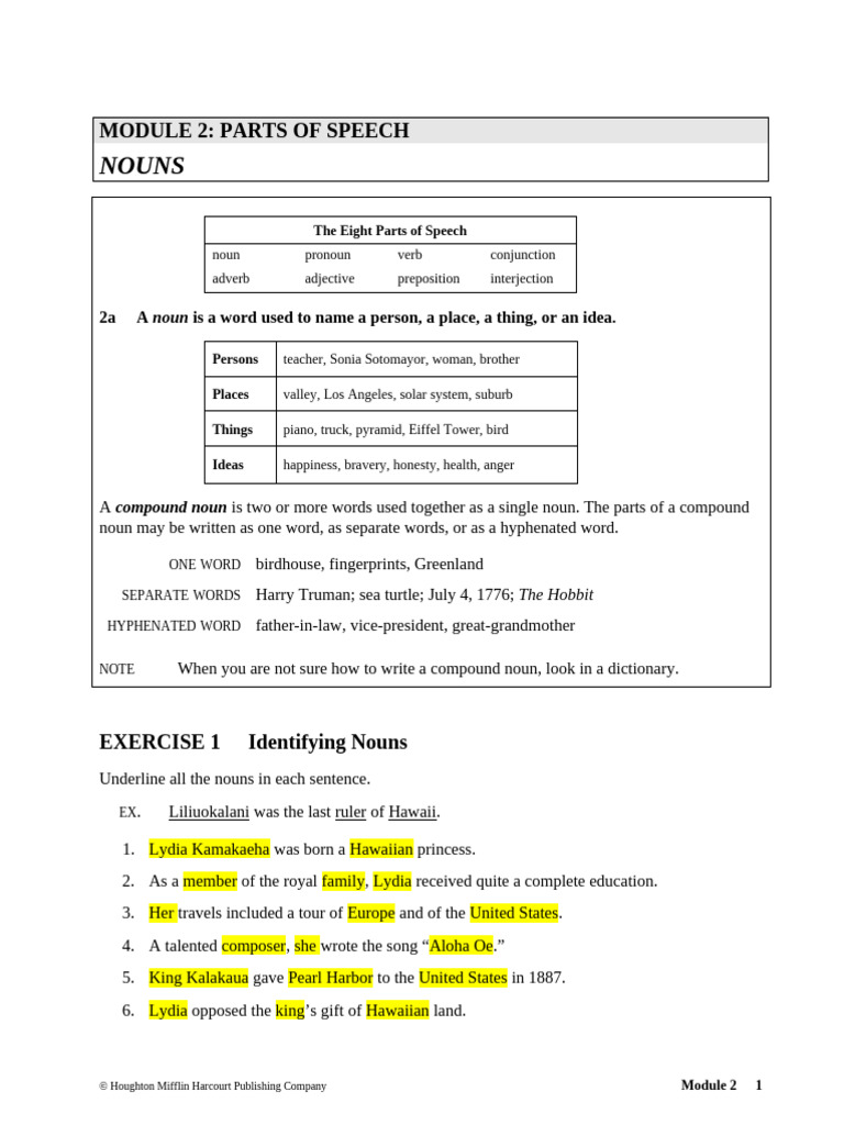 Nouns | PDF | Part Of Speech | William The Conqueror