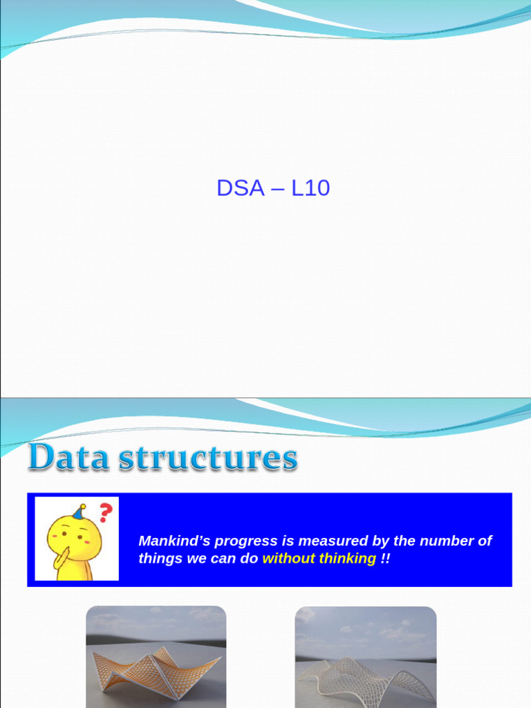 DSA - L10 - 2 - LinkedList, BST, Stacks, Queues | PDF | Queue (Abstract ...