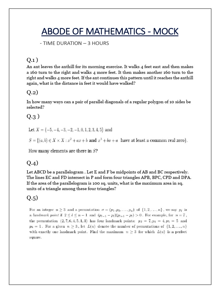 Abode Ioqm Mock | PDF
