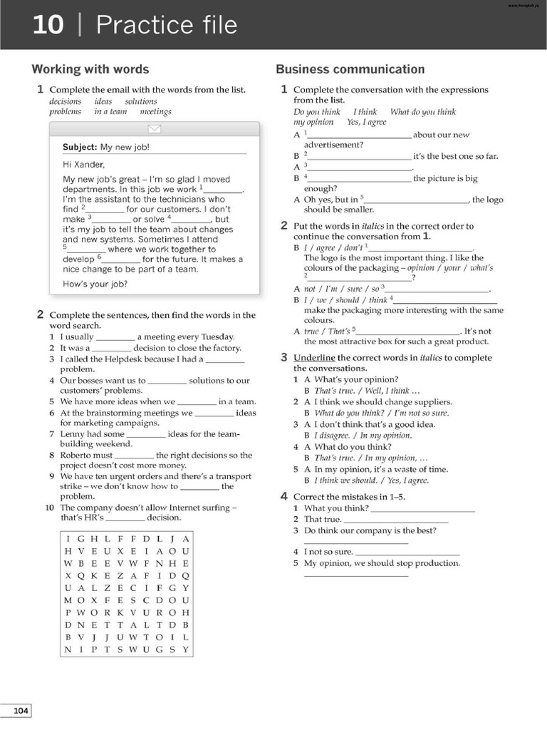 Unit 10 - Practice FIle | PDF