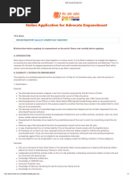 Advocate Empanelment Application Form | PDF | Advocate | Justice