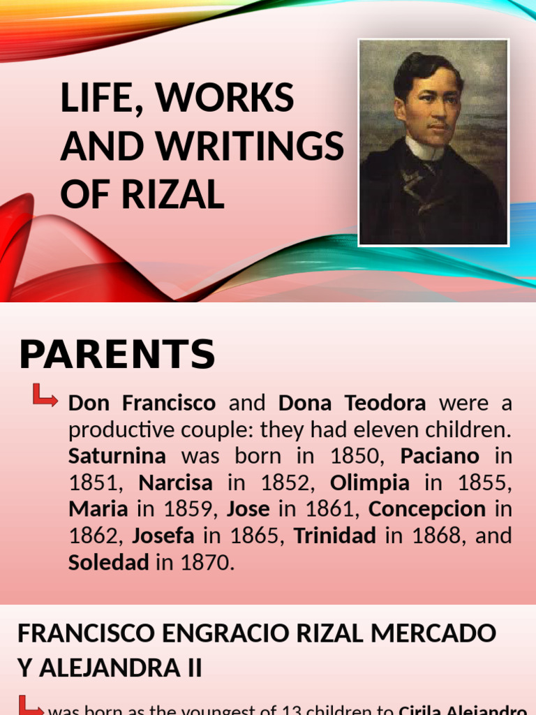 Life and Legacy of Jose Rizal's Family | PDF | Philippines ...