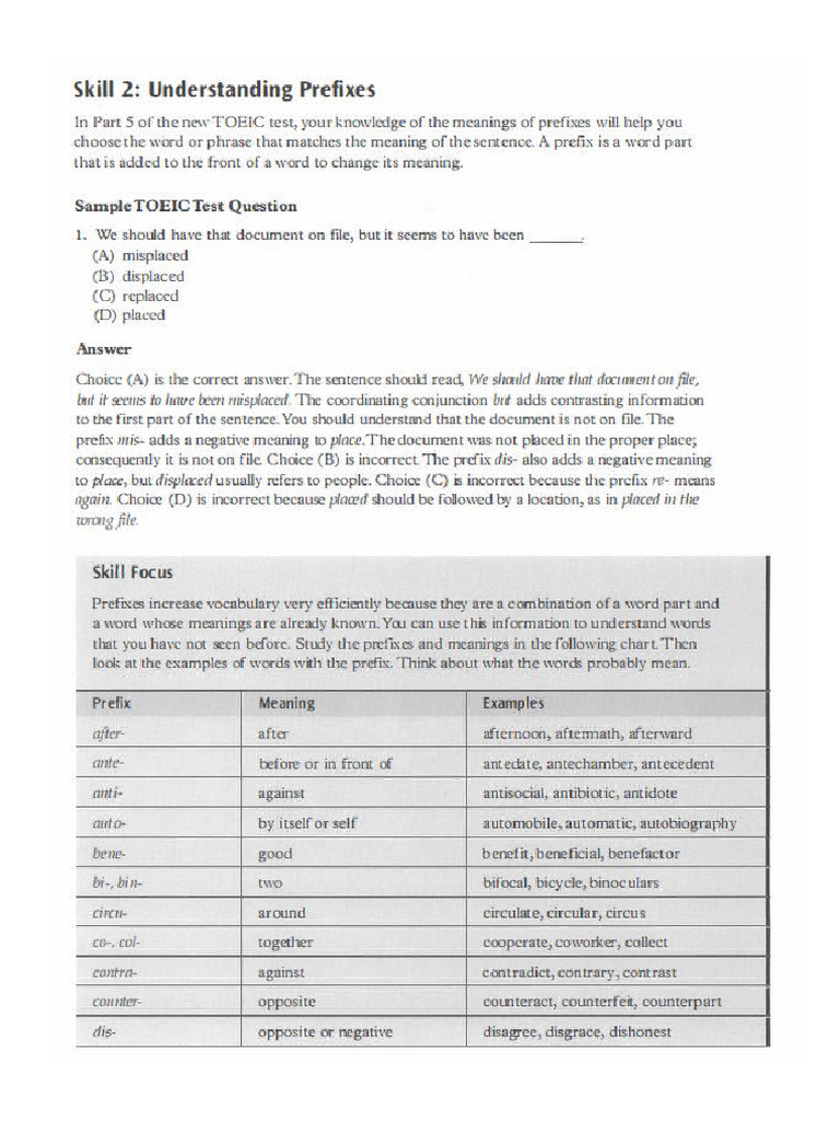 Prefix All Words | PDF