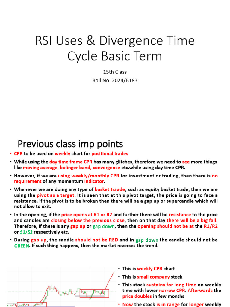 RSI Trading Strategies and Divergence Insights | PDF | Stocks ...