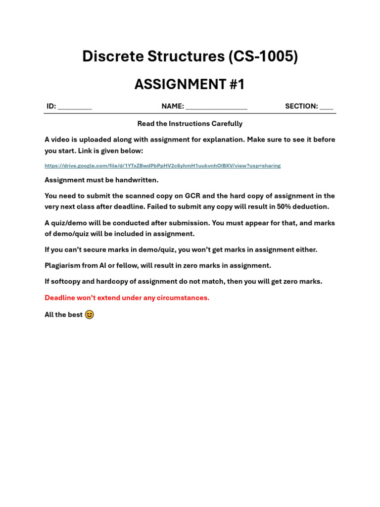 Assignment 1 | PDF | Mathematical Logic | Logic