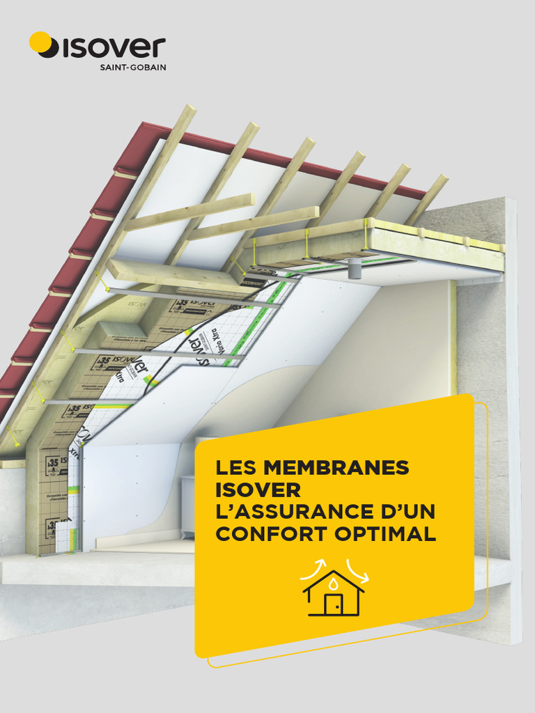 Membranes ISOVER : Confort et Étanchéité | PDF | Isolation thermique du ...