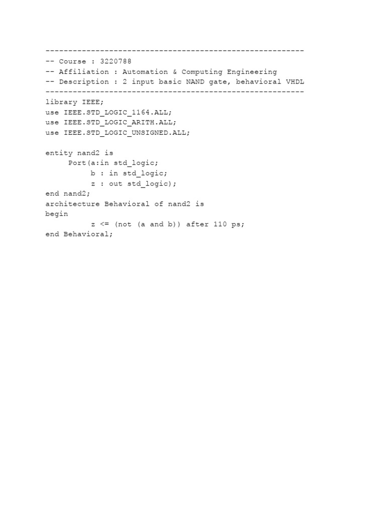 Nand 2 | PDF