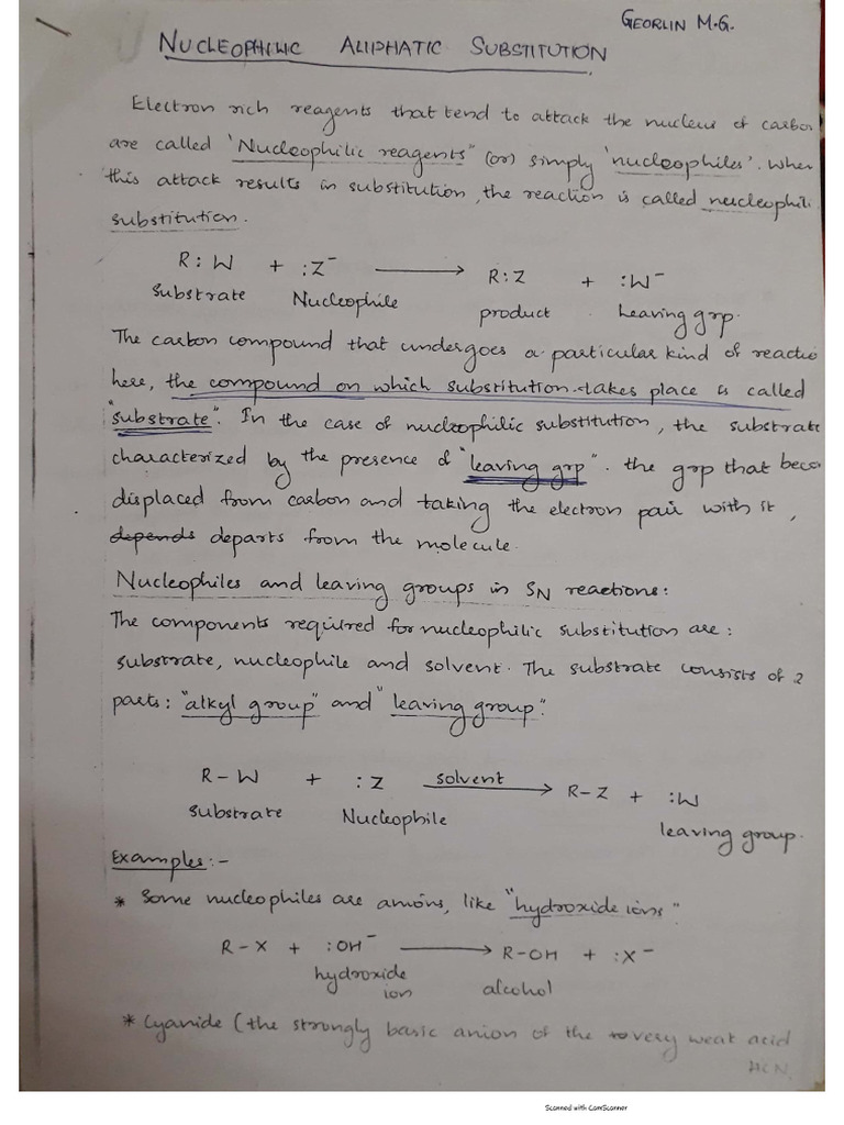 SN RXN | PDF