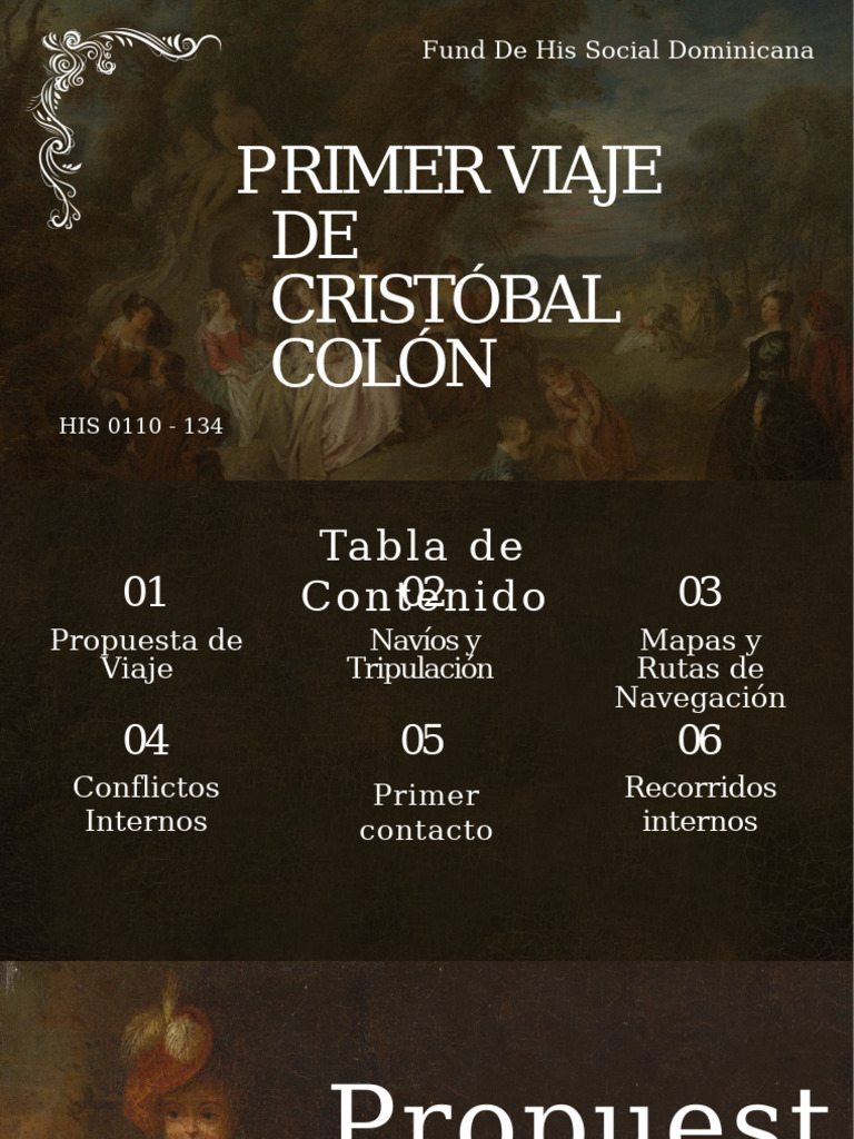 Primera Viaje de Cristobal Colon | PDF