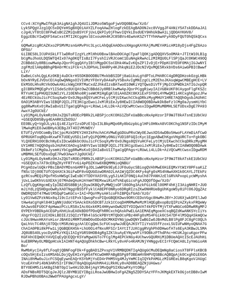 CCv4 Document Overview and Analysis | PDF