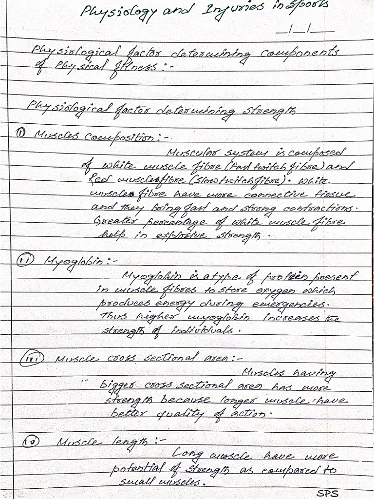 Physiology and Injury in Sports | PDF