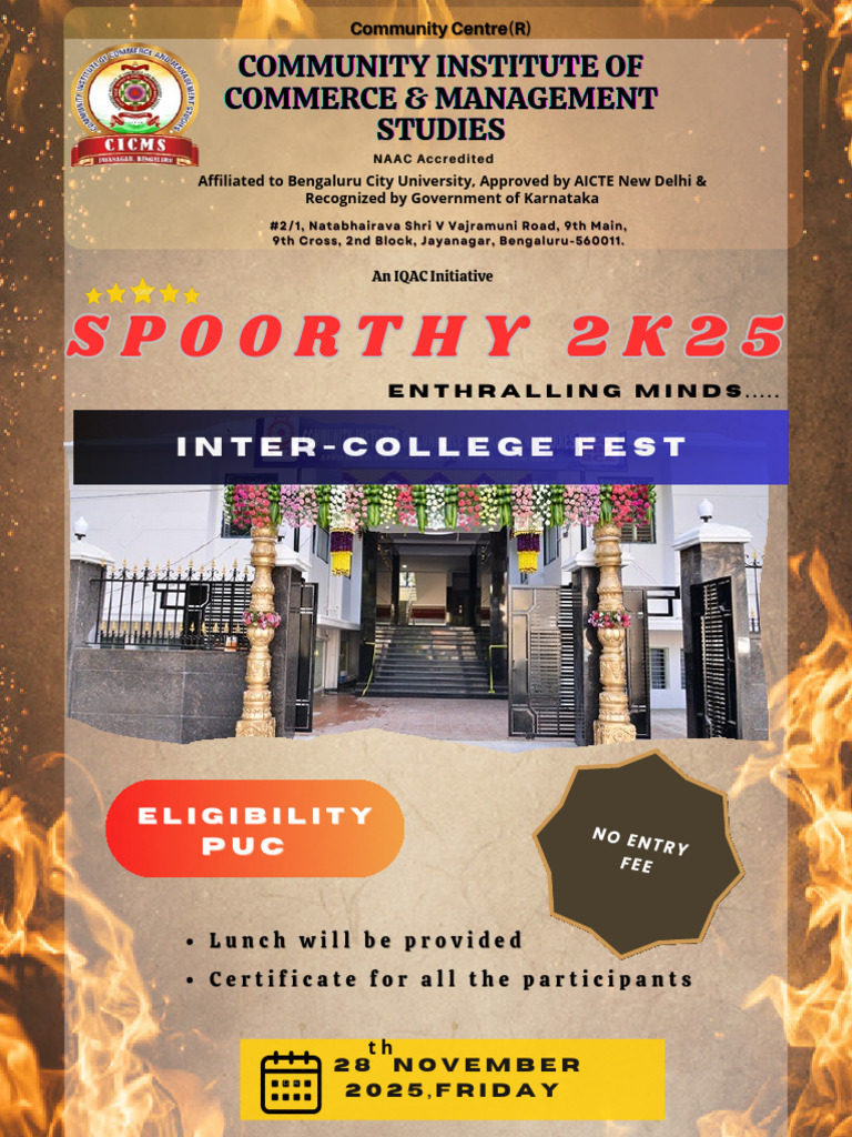 Brocher Spoorthy 2K25 | PDF