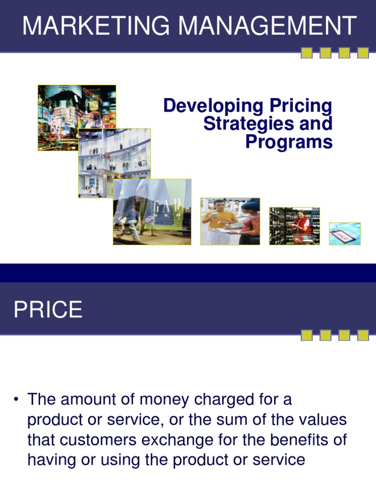 Pricing Strategies in Marketing Management | PDF | Monopoly | Prices