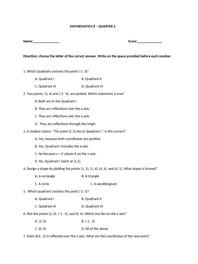 Tos Test Questions | PDF | Sphere | Volume