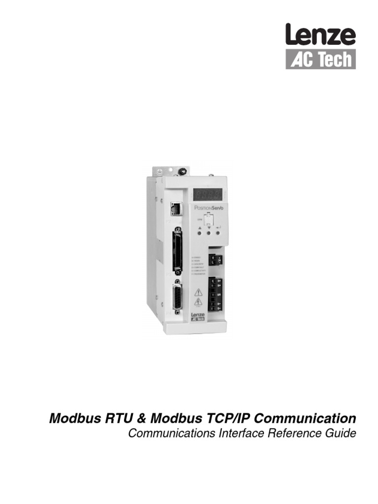 Modbus RTU & TCP/IP Guide for PositionServo | PDF | Ip Address ...