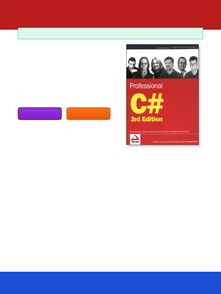 Professional C 3rd Ed Edition Simon Robinson Full Package | PDF ...