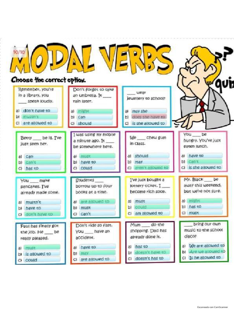 MODALS | PDF