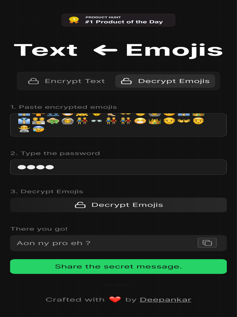 Txtmoji Encrypt Text To Emojis | PDF