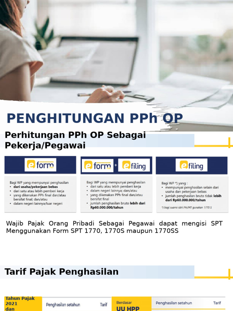 Panduan Perhitungan PPh OP Pegawai | PDF