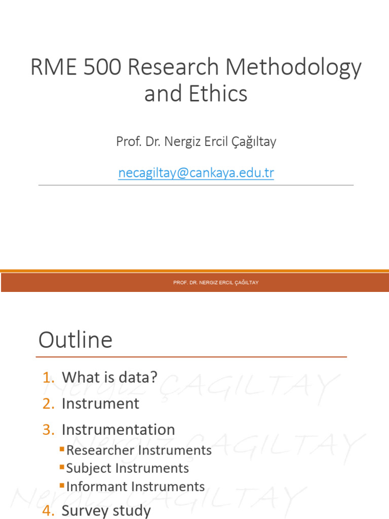 Instrumentation | PDF | Survey Methodology | Questionnaire
