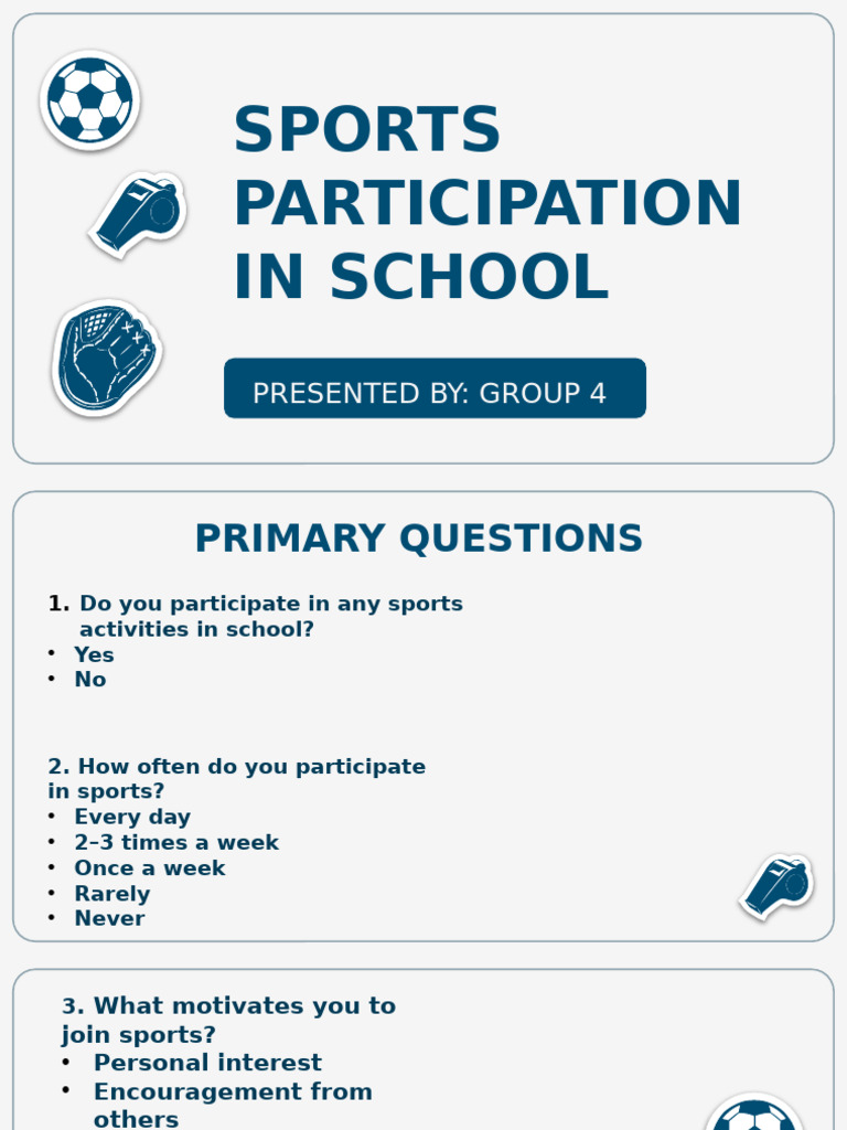 School Sports Participation Survey Results | PDF | Chess Theory | Chess ...