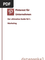 Download Pinterest fr Unternehmen  der ultimative Guide frs Marketing by Andreas Werner SN95852974 doc pdf