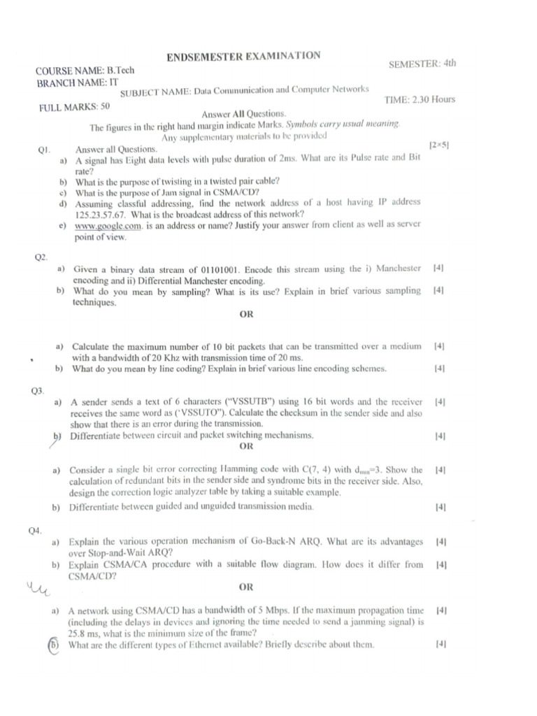 CN End Sem | PDF